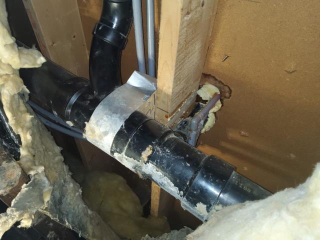 Bellingham, WA - Working on a Leak under the home- sewer pipe