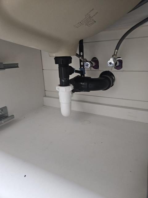 Bow, WA - Leaking water heater supply line repair and repipe a p trap that grading was not correct 