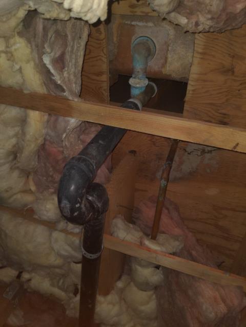 Blaine, WA - Replacing an old galvanized waste and overflow drain with a new system!