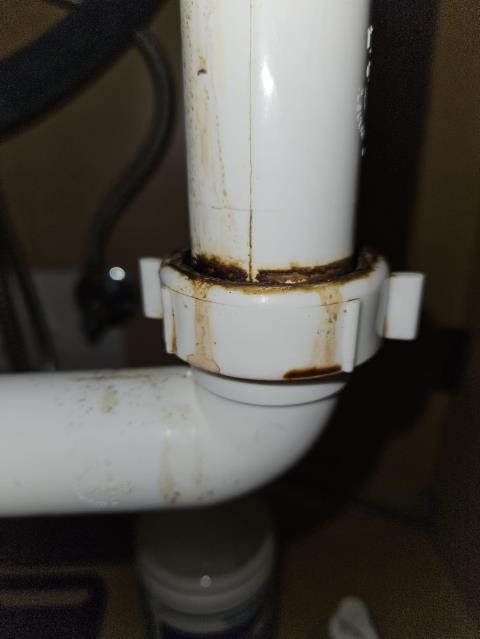 Anacortes, WA - Bathroom faucet repair along with a replacement of a compromised pipe under the kitchen sink. 