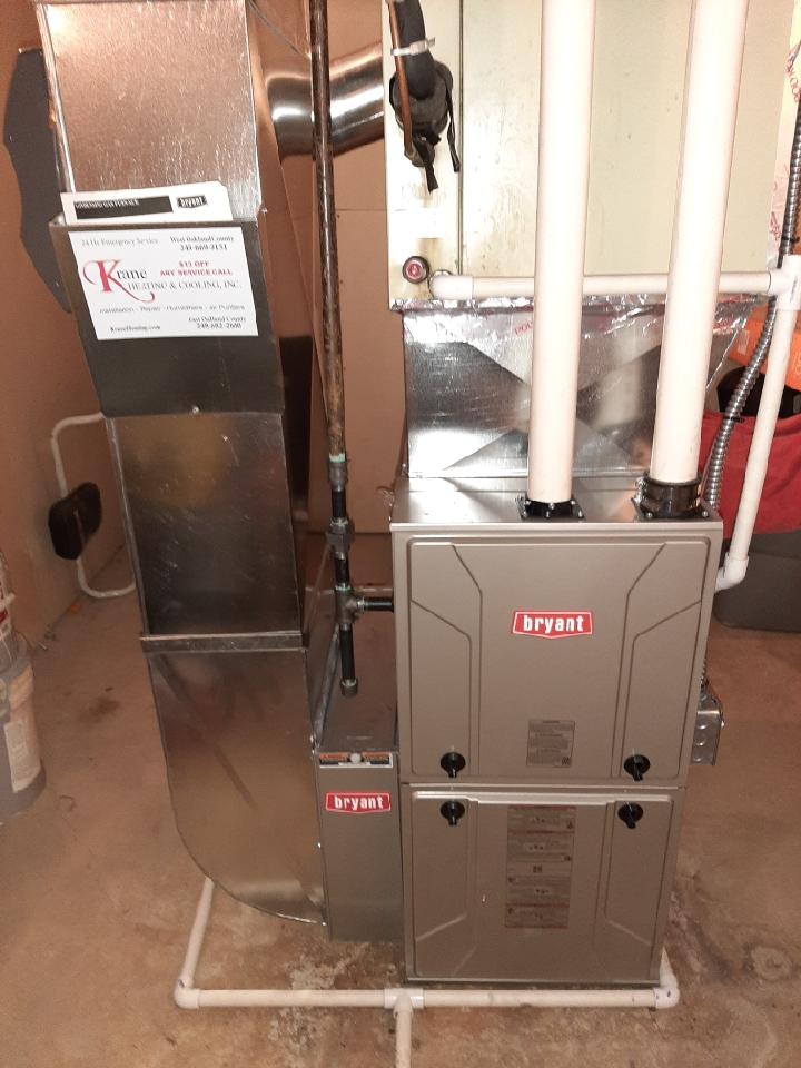 Realtime Service Area for Krane Heating and Cooling waterford