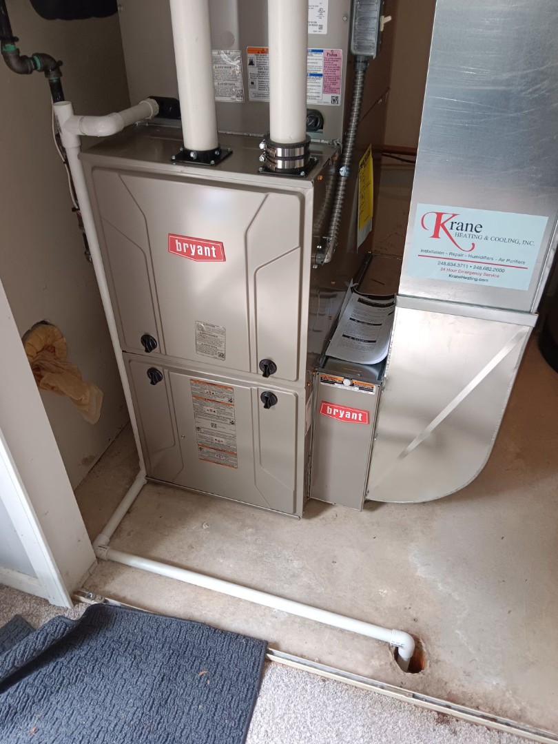 Real-time Service Area for Krane Heating and Cooling - holly, mi