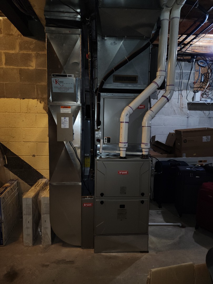 installed a 96% efficient bryant furnace 