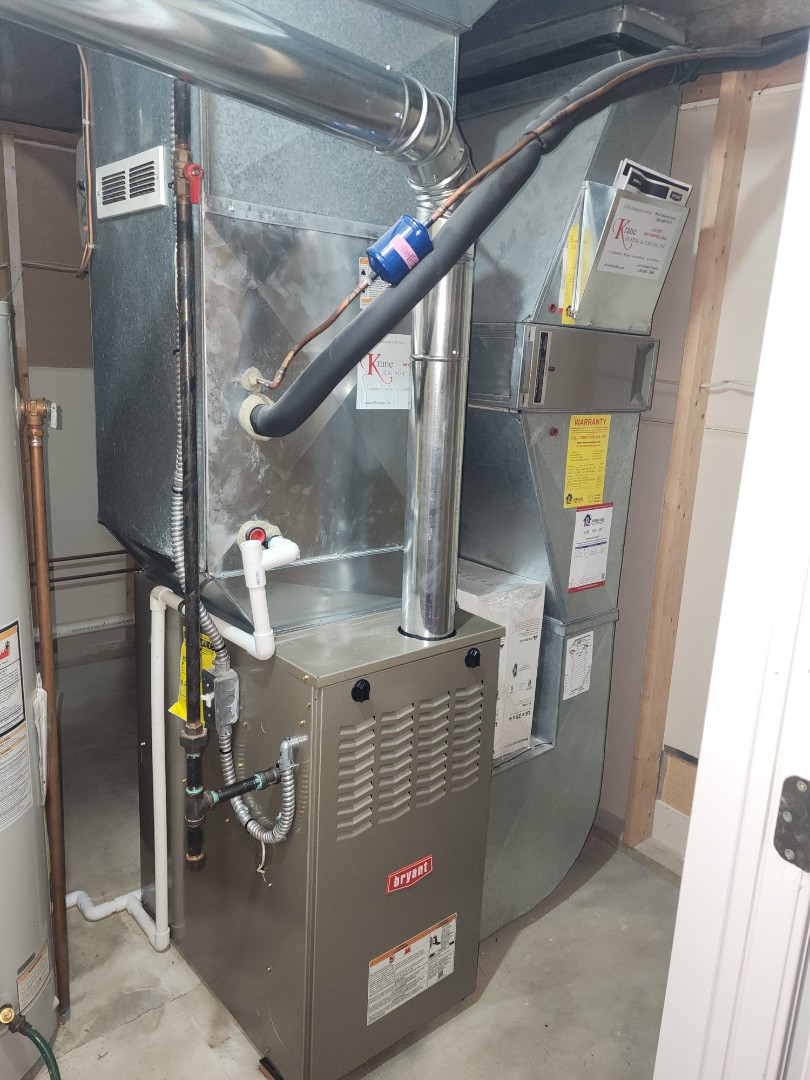 installed a 80% efficient bryant furnace 