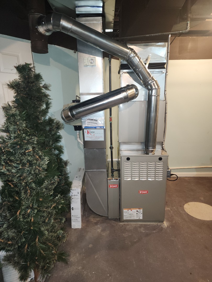 installed a 80% efficient bryant furnace 
