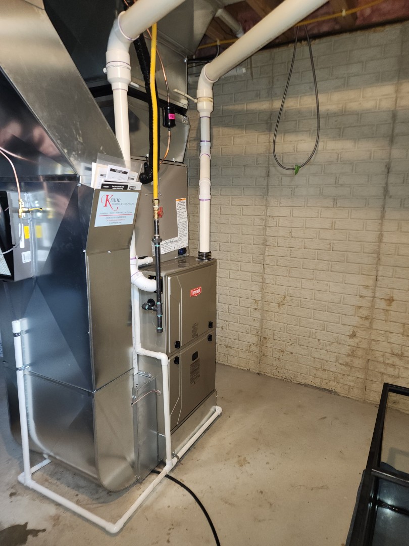 installed a 96%efficient bryant furnace 