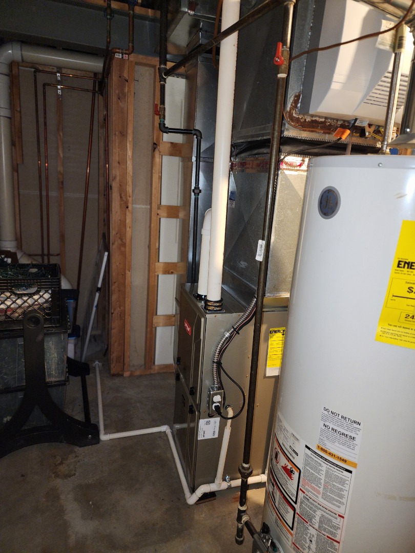 installed a 96% efficient bryant furnace 