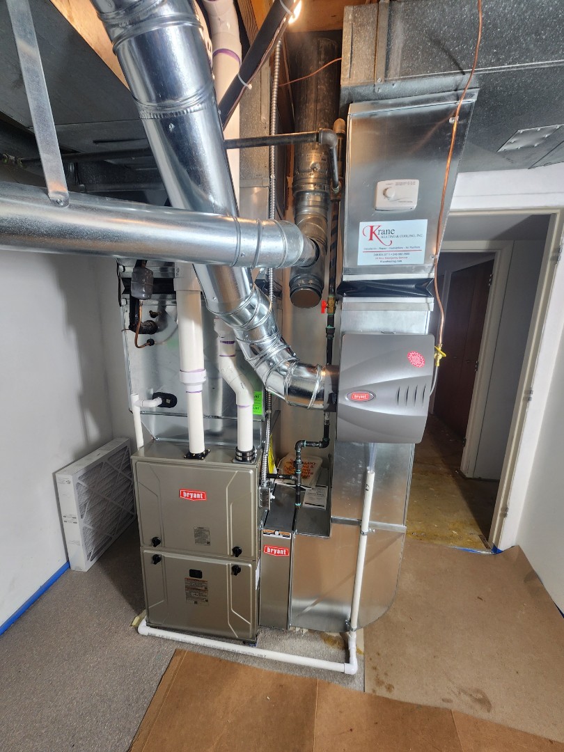 installed a 96%efficient bryant furnace 