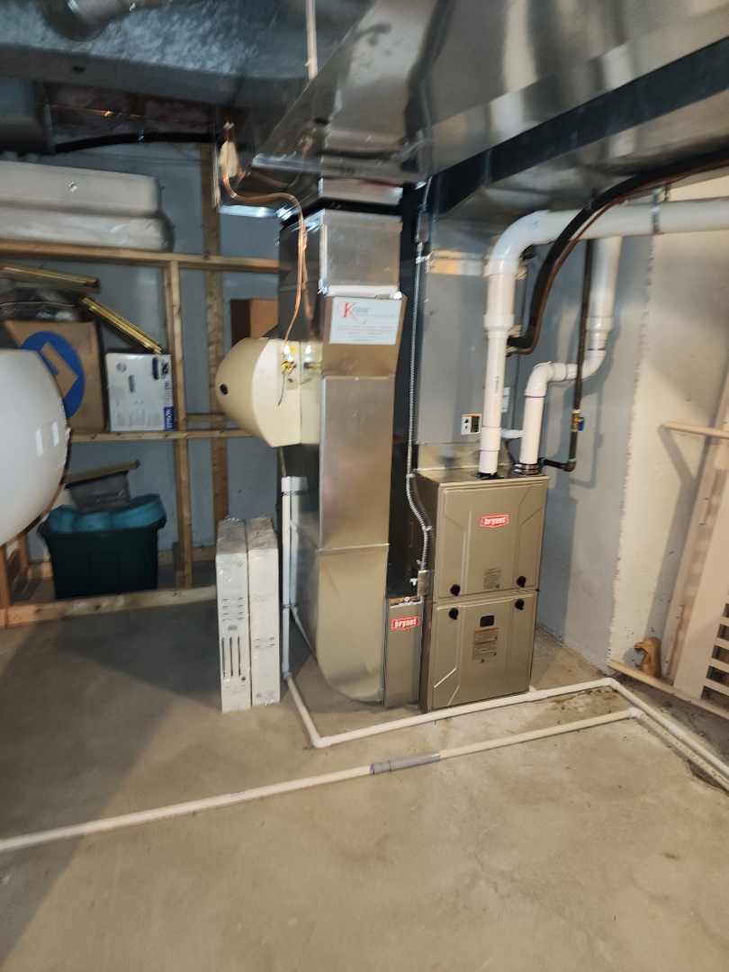 installed a 96% efficient bryant furnace 