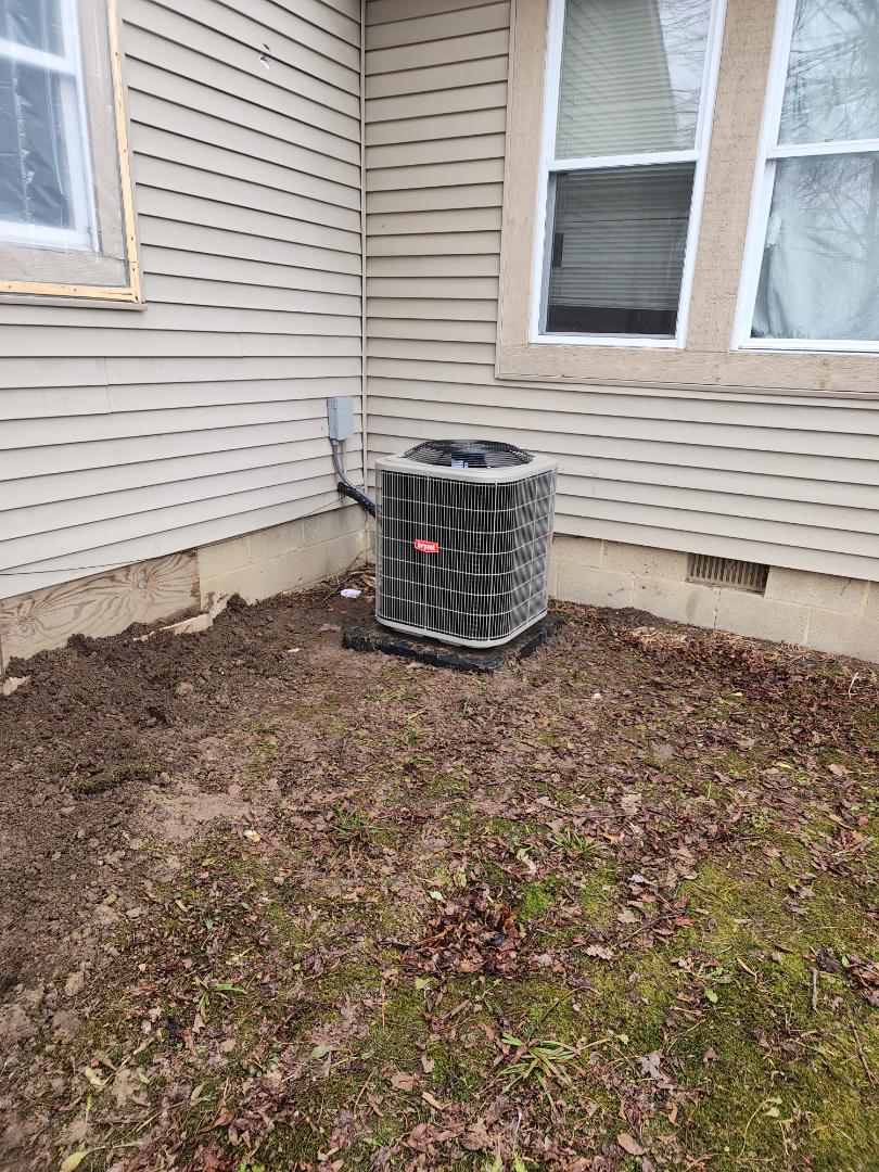 installed a bryant air conditioner 
