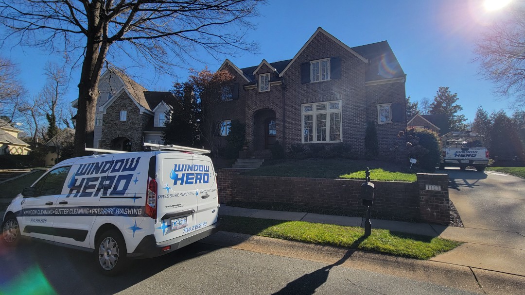 Charlotte, NC - Starting the new year off with a window cleaning! 