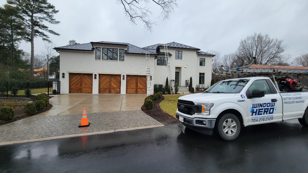Charlotte, NC - The customer was very happy about having their gutters cleaned!