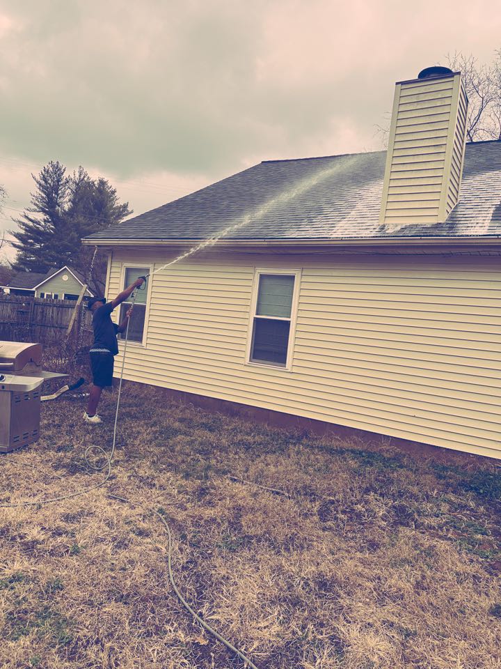 Nashville, TN - We love some power washing on a warm day! Especially for a house that needs some love. 