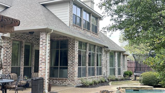 Frisco, TX - This beautiful home in Frisco, TX Starwood area will be having the sunshine in with streak free crystal clear windows. Window hero to the rescue we review dirt, grime, and hard water stains for a spotless shine. Window Cleaning and gutter cleaning lets boost your curb appeal today