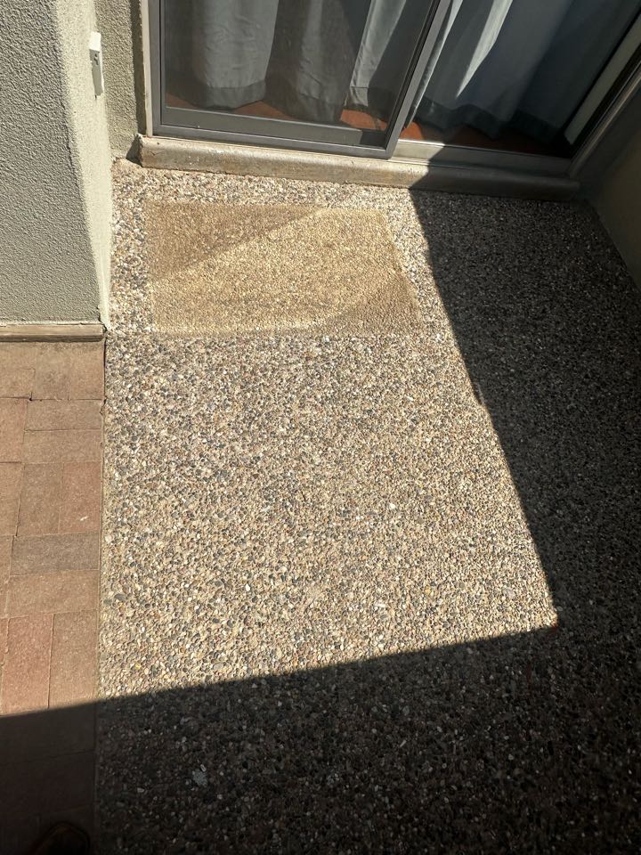 Albuquerque, NM - New customer for pressure washing and windows. Got to clean up these front and pack patios and get them shining again from dirt &amp; debris. 