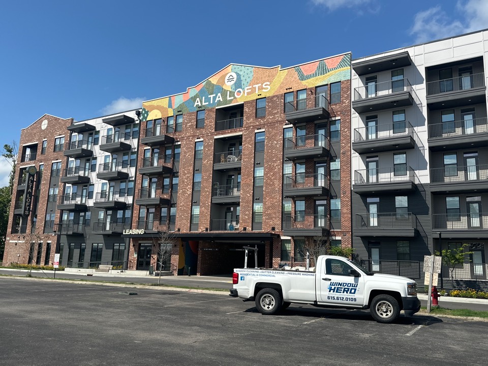 Nashville, TN - A big thank you to Alta Lofts for trusting us with cleaning their windows!!