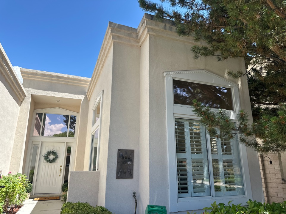 Albuquerque, NM - Routine cleaning done for these awesome customers! Windows and psi washing to keep their home sparkling 
