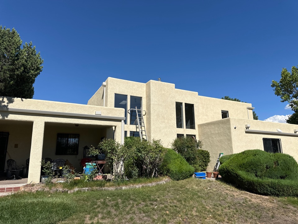Albuquerque, NM - Interior/Exterior window cleaning &amp; Gutter/Canaly done for this new customer! 