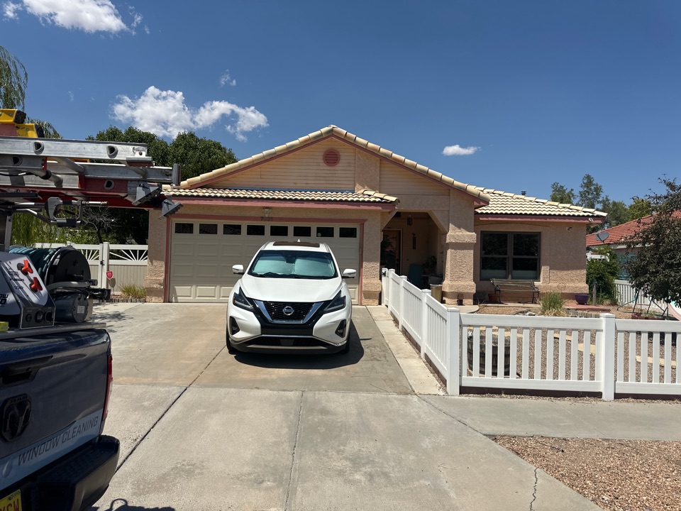 Albuquerque, NM - Interior/Exterior window cleaning done for this new customers house and sunroom! 