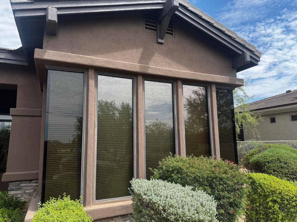 Scottsdale, AZ - DC Ranch is one of the most desired communities in the state. We love our DC ranch residents. Window cleaning for this customer so they can see the view just a bit better 