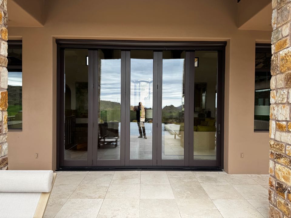 Scottsdale, AZ - Window cleaning project in desert mountain 