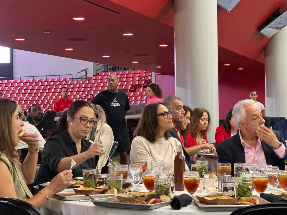 Houston, TX - Luncheon with Kevin Sampson working on contract with UofH