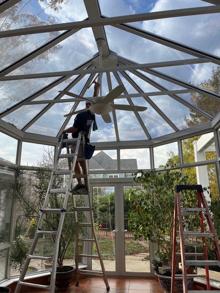 Wilmington, NC - Glass ceiling atrium? No problem! 