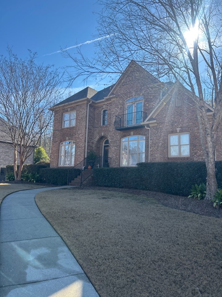 Birmingham, AL - Hit gutters, exterior windows select interior and select soft wash here