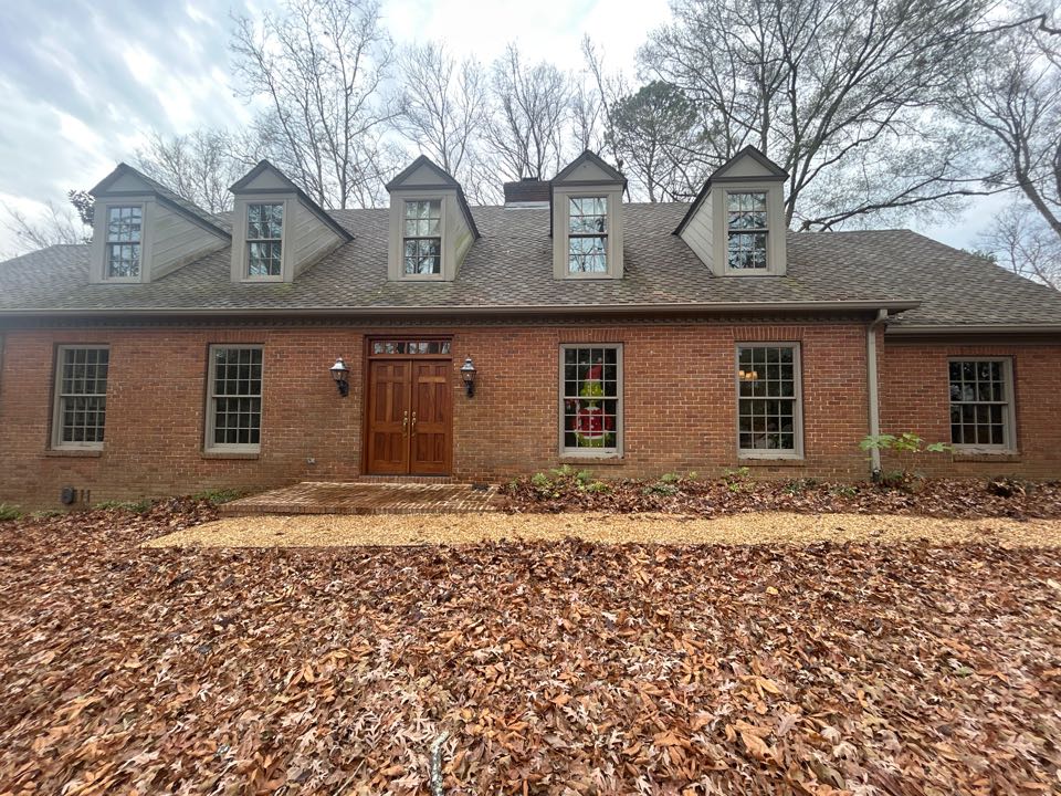 Birmingham, AL - Cleaned out the gutters in order to prevent water damage on this lovely home.
