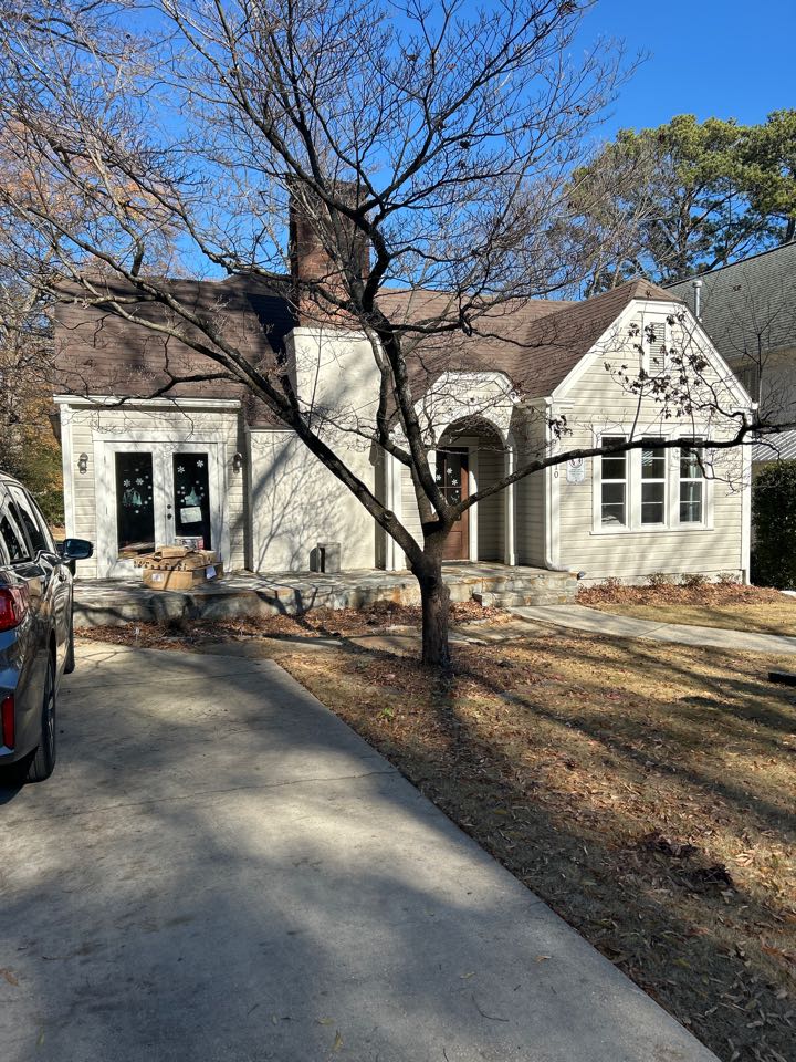 Birmingham, AL - Did gutters here with frame and sill detailing and exterior windows and screens