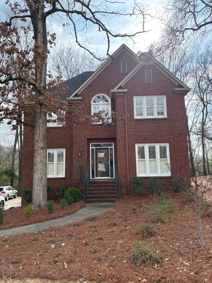 Birmingham, AL - Just did a deck railing wash, soft washing window frames and cleaned the outside windows. 