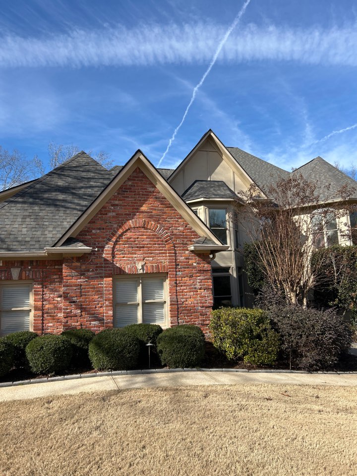 Birmingham, AL - Did a gutter guard brush off here