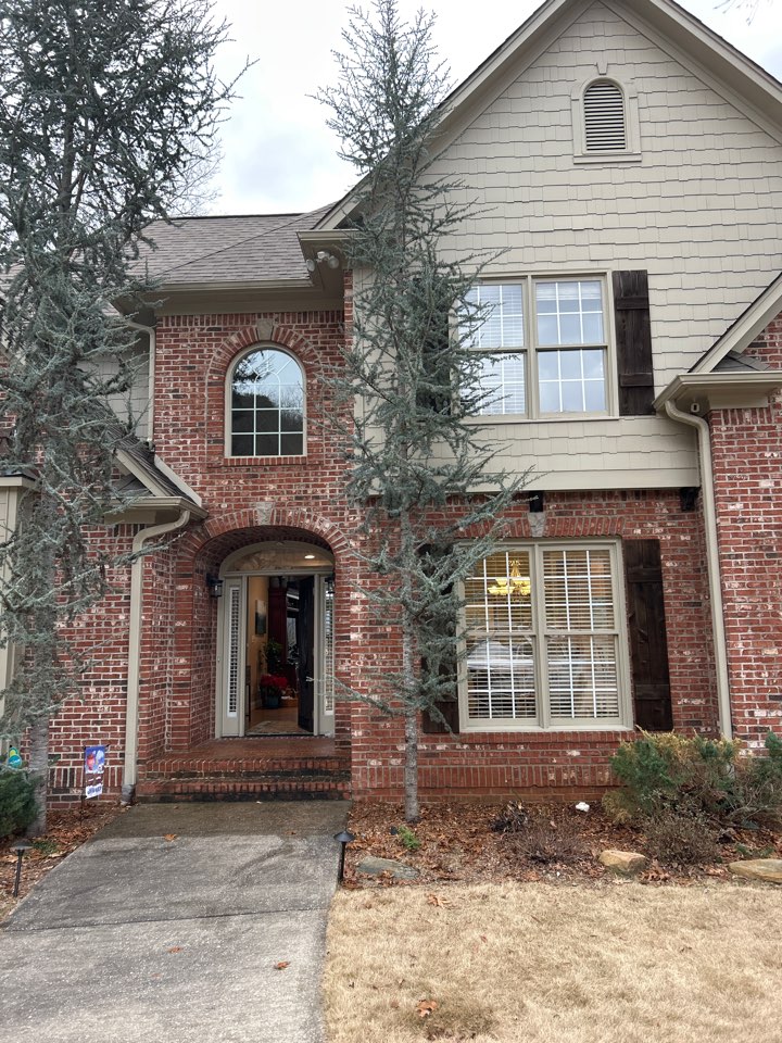 Birmingham, AL - Hit interior and exterior windows here with a gutter, guard, brush off and frame and sill wash