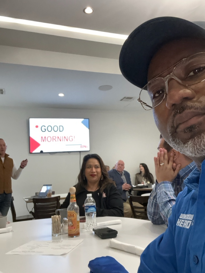 Houston, TX - Networking with friends at Harry’s 