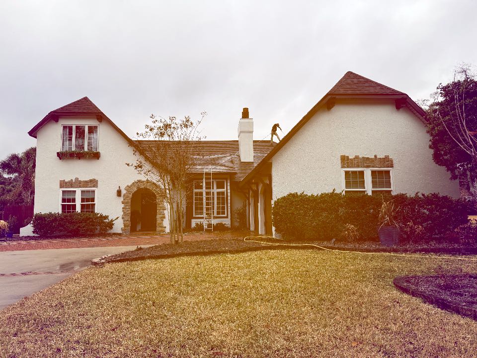 Ormond Beach, FL - Cleaned this roof 