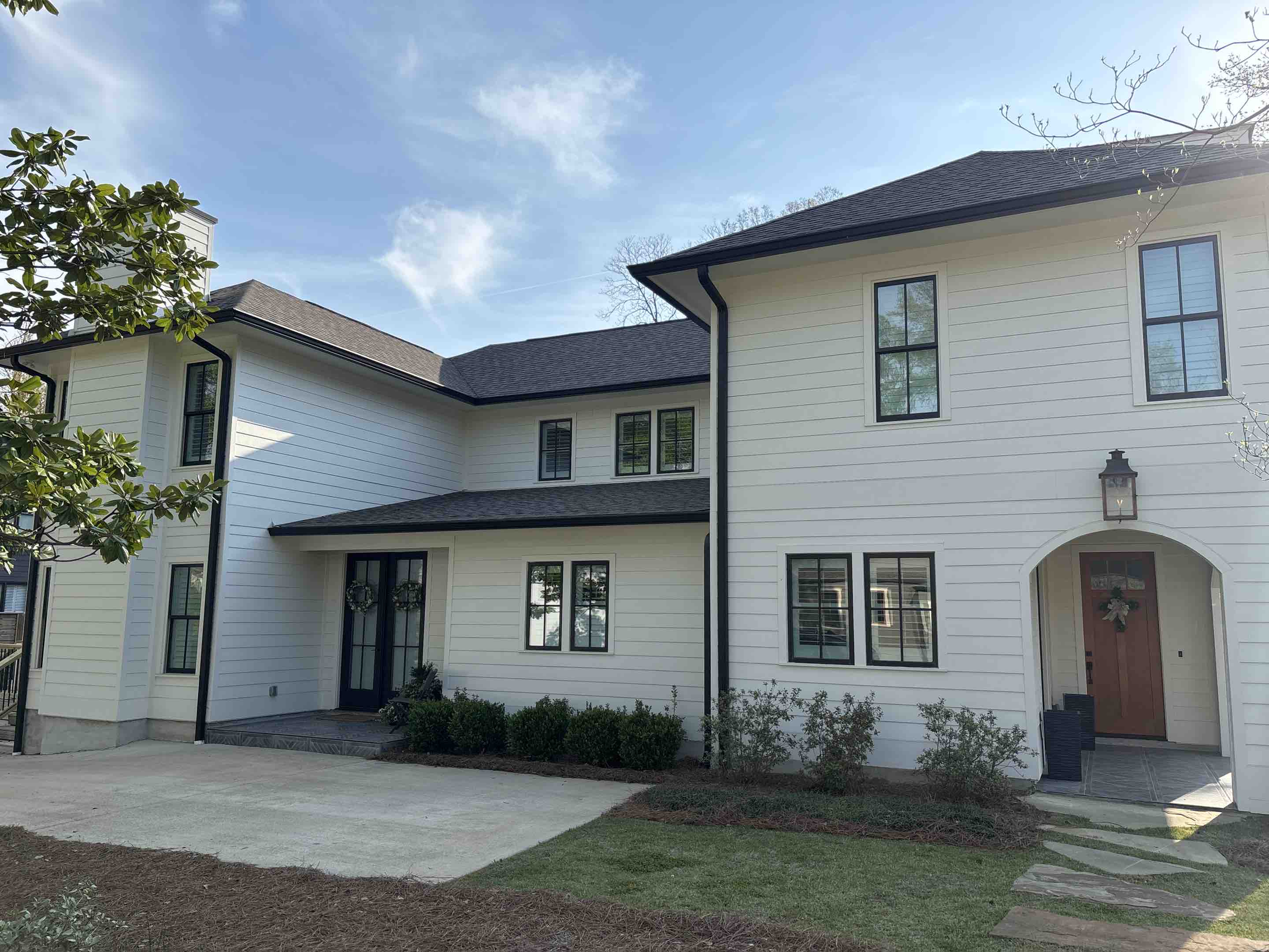 Birmingham, AL - Just cleaned the gutters out at this beautiful home in Homewood. 