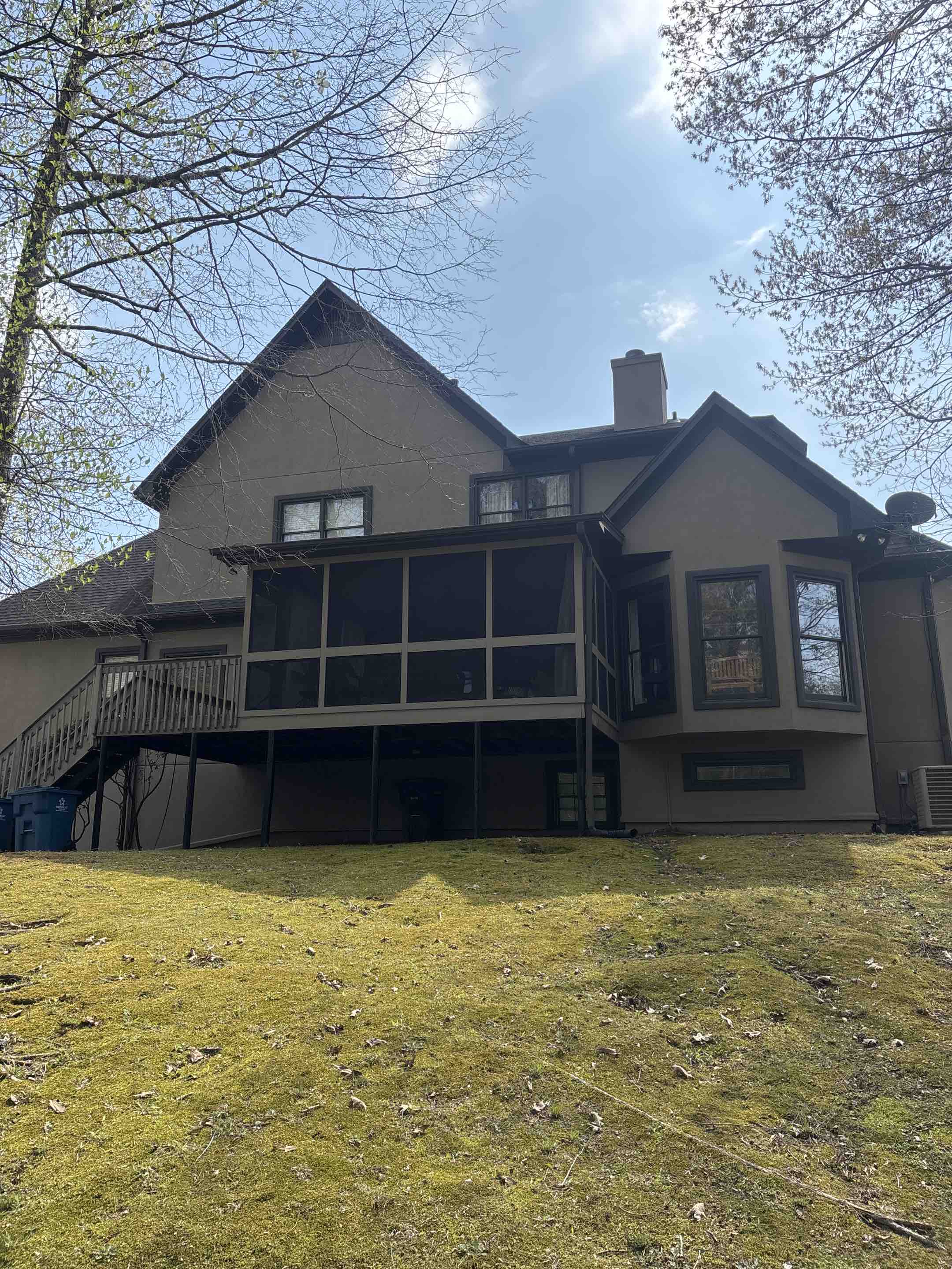 Birmingham, AL - Just did a deck wash at this beautiful home in Brook Highland. 