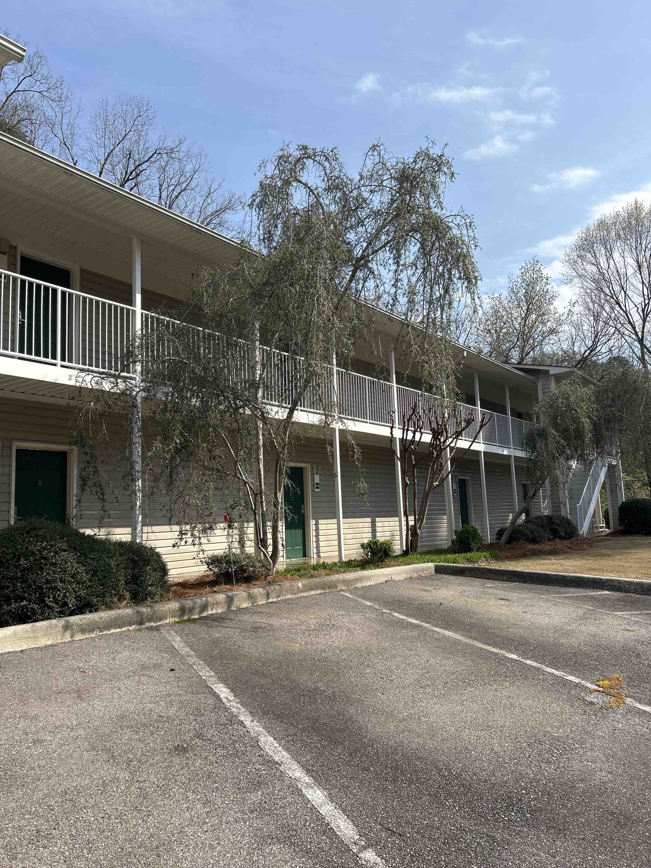 Birmingham, AL - Did a building wash here and cleaned out gutters