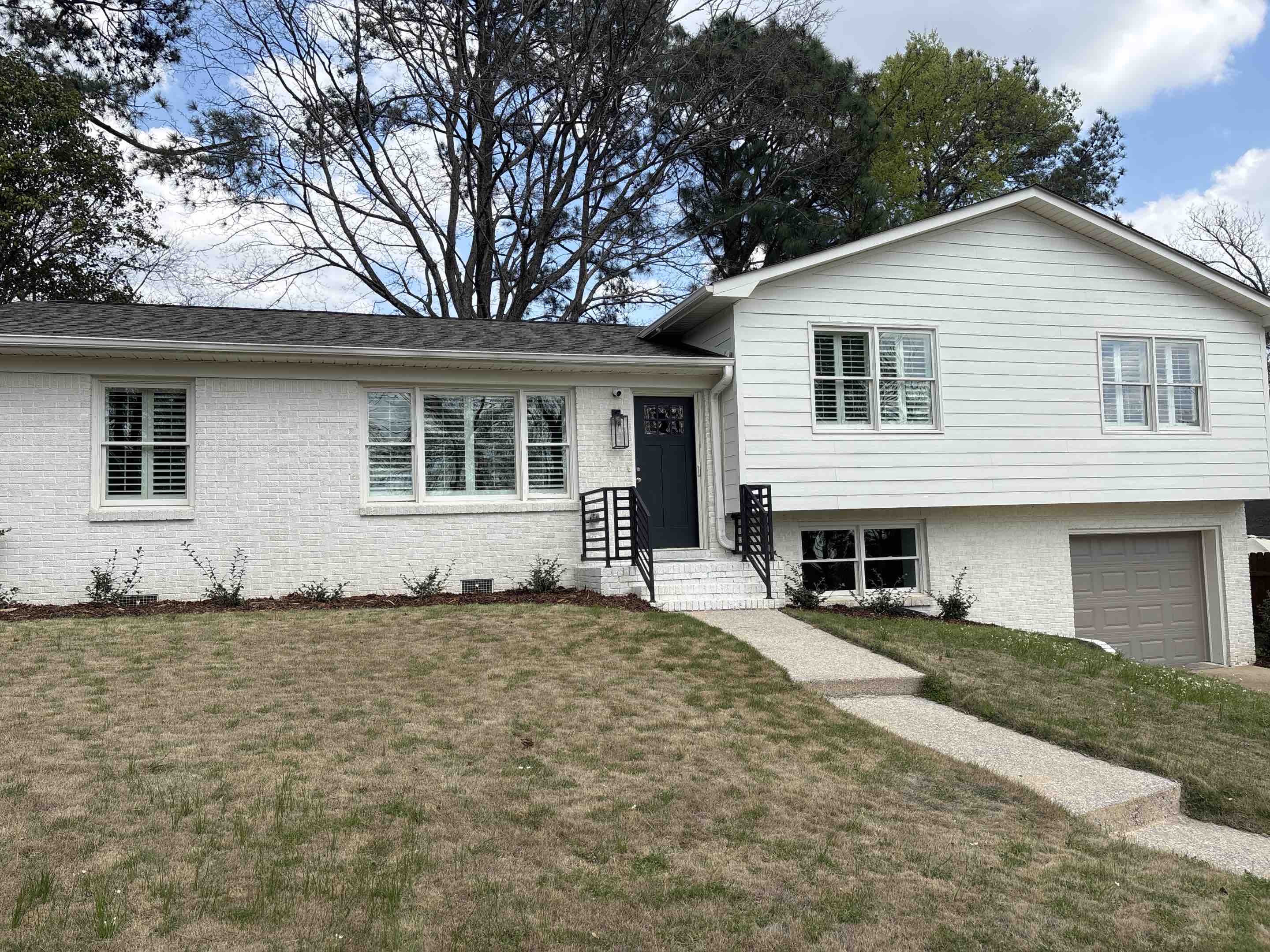 Birmingham, AL - Just did a house wash, gutters, and cleaned the outside windows at this beautiful home in Homewood. 