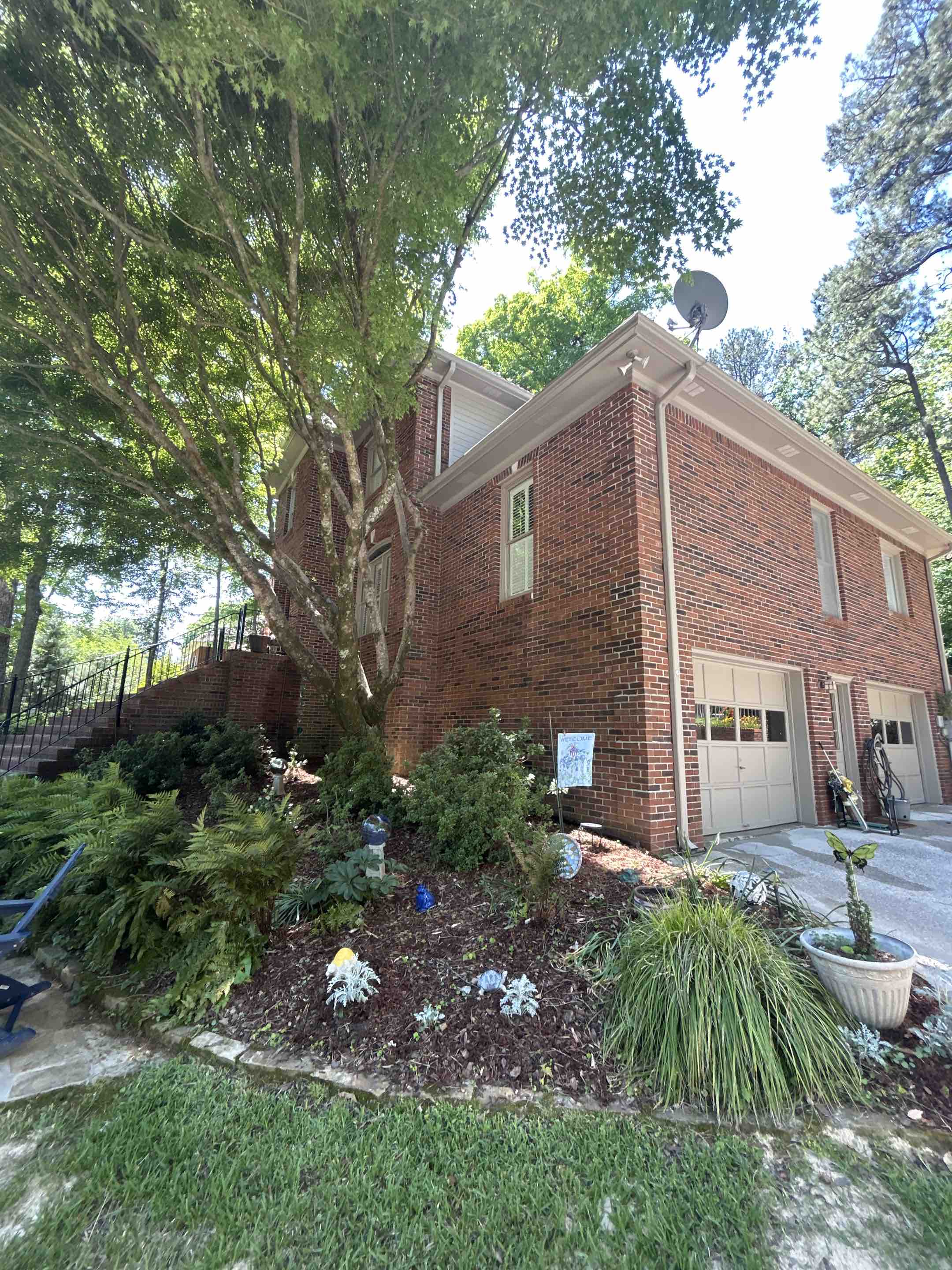 Birmingham, AL - Did exterior windows here with select interior and cleaned a section of gutters