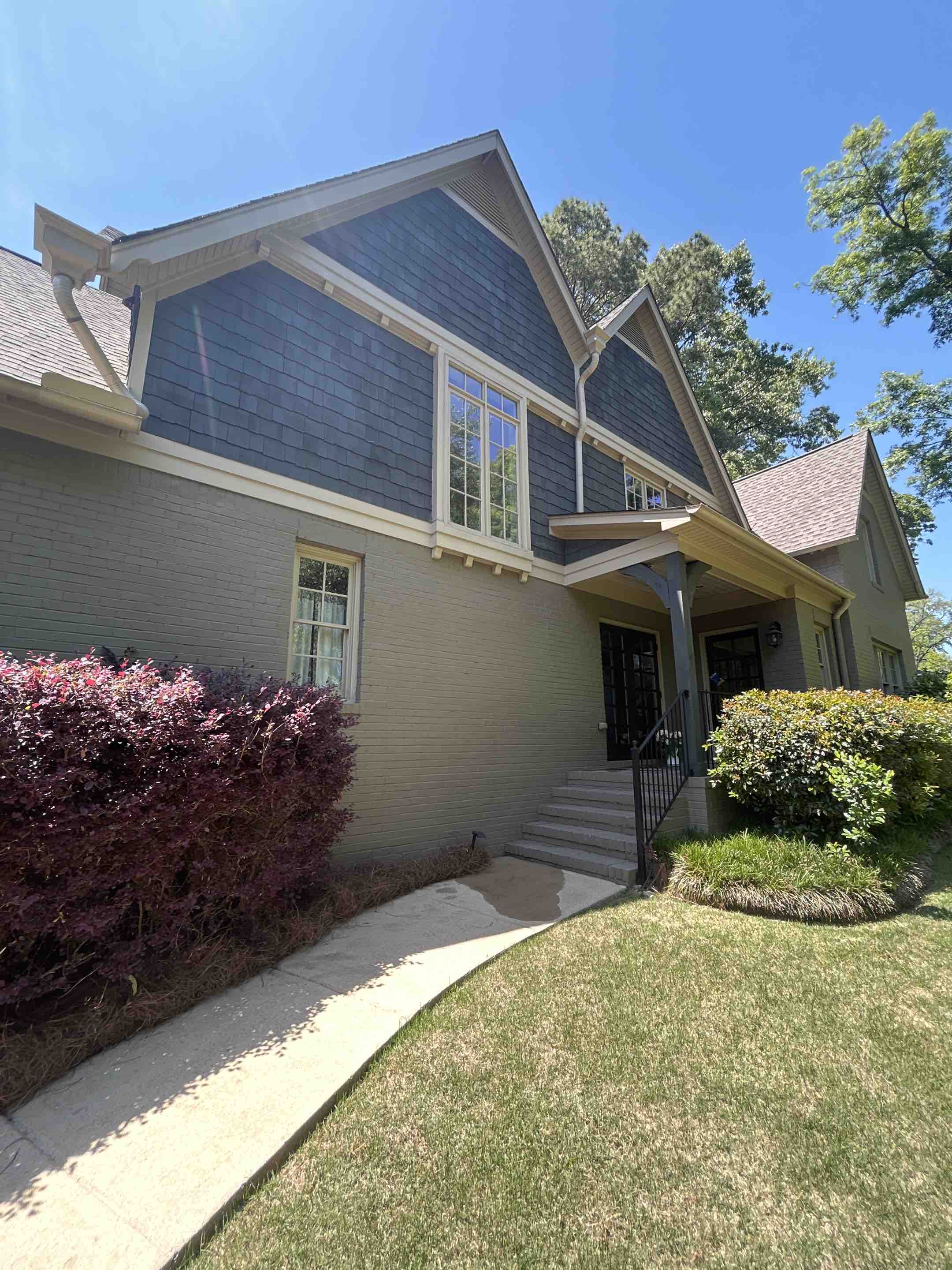 Birmingham, AL - Hit the exterior windows here