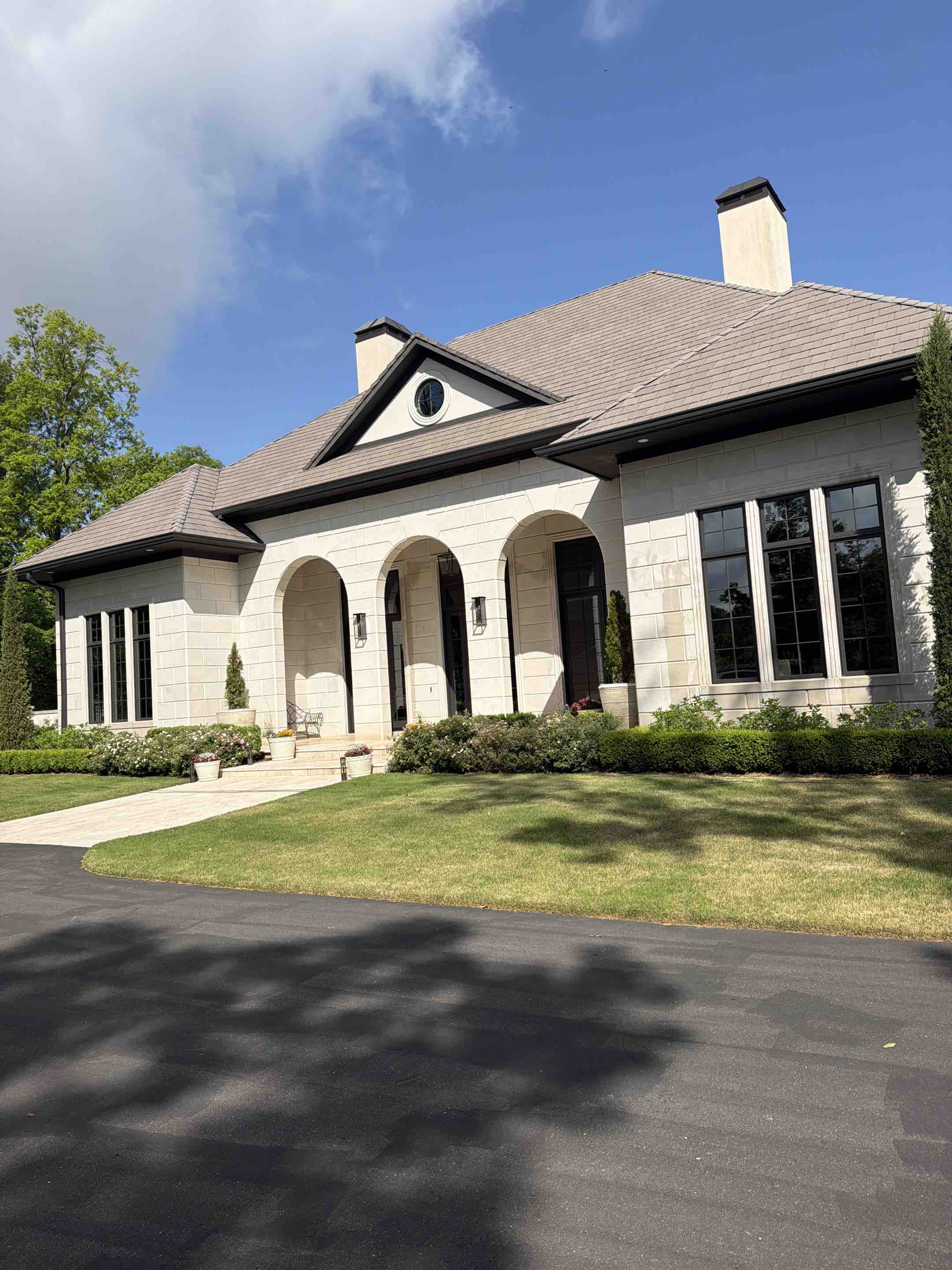 Birmingham, AL - Cleaned exterior windows for a crystal clear look