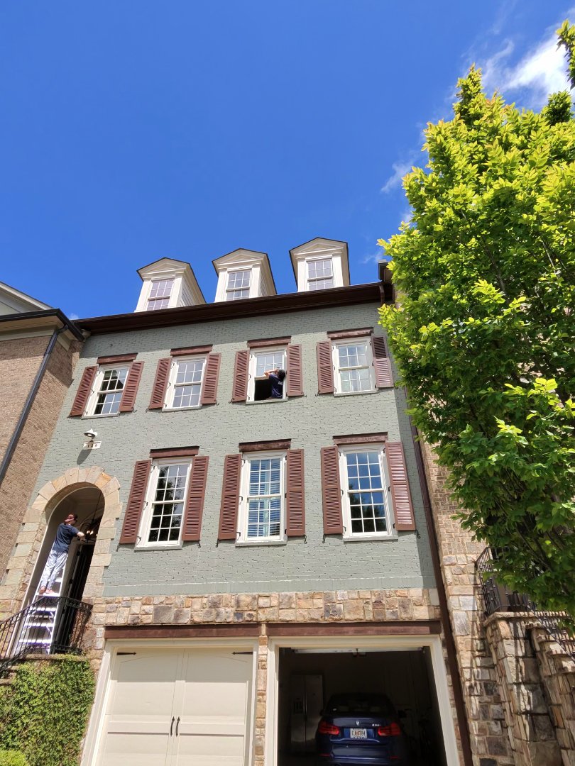 Atlanta, GA - East Atlanta, GA - We did a full interior/exterior window cleaning on this beautiful home! Looking brand new!