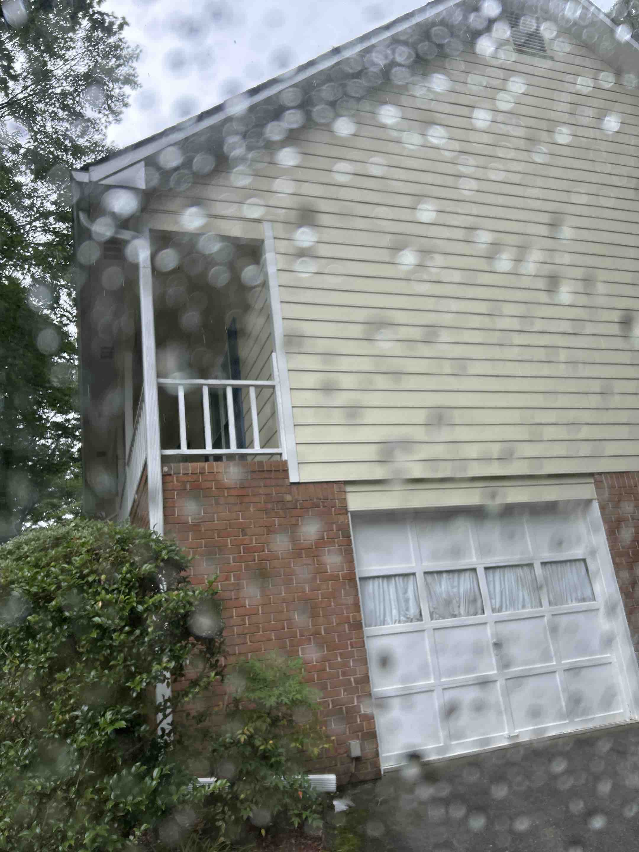 Birmingham, AL - Did a frame and sill softwash here with an awning pressure washing and screen removal and cleaning and exterior windows