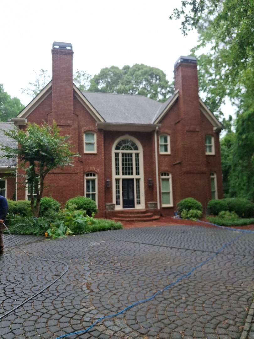 Atlanta, GA - Buckhead area of Atlanta, GA - Full Exterior window cleaning and a full exterior house wash/soft wash! 