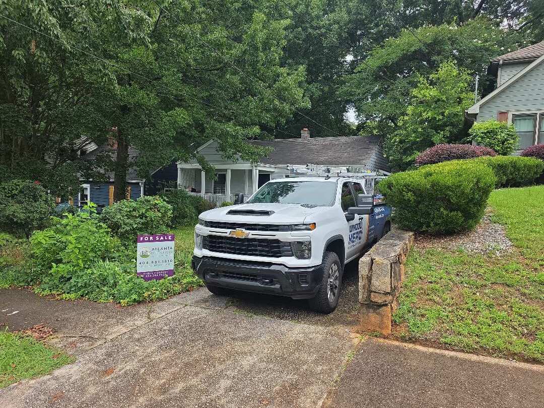 Atlanta, GA - East Atlanta, GA - Full exterior window Clean 