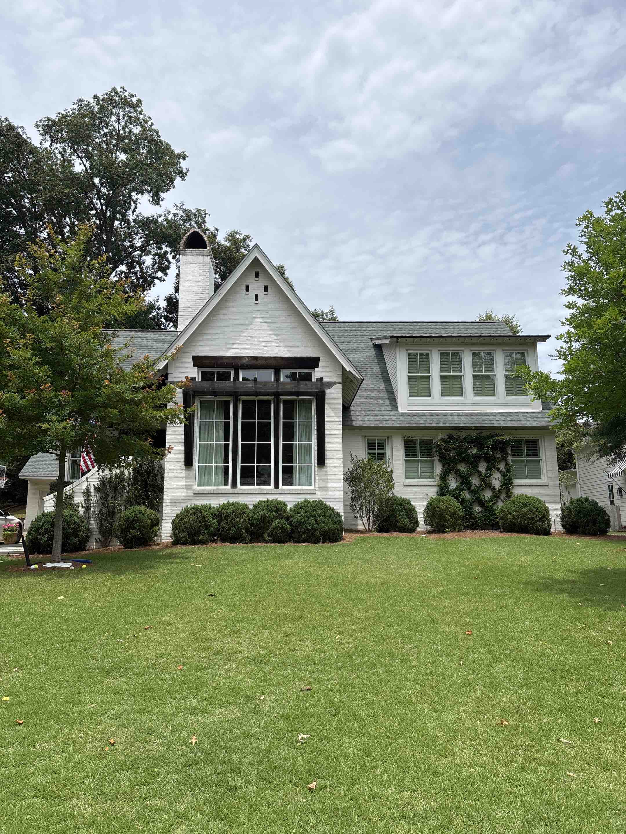 Birmingham, AL - Just pressure washed a patio at this beautiful home in Mtn. Brook. 