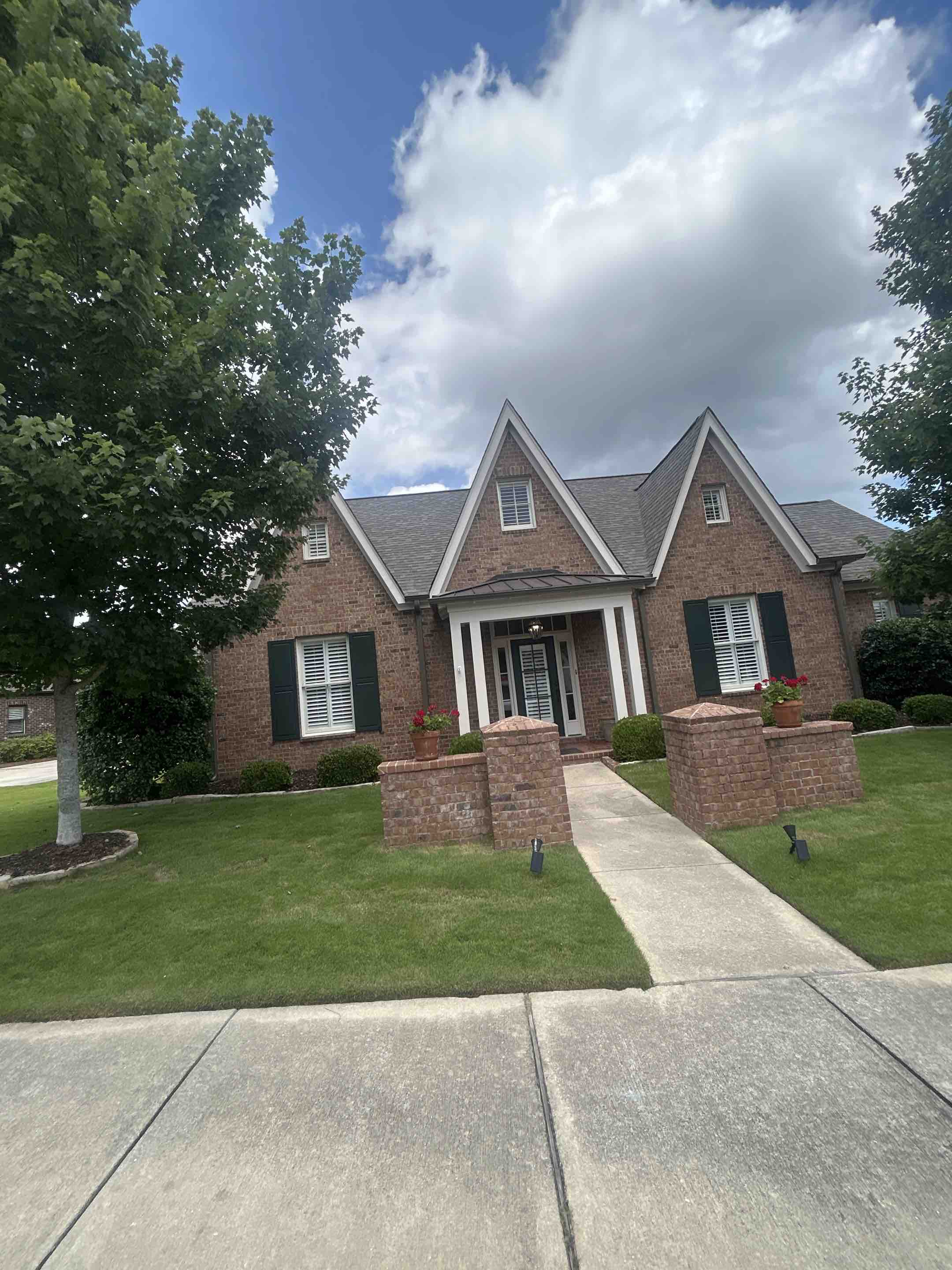 Birmingham, AL - Did exterior windows here as well as a frame and sill detailing