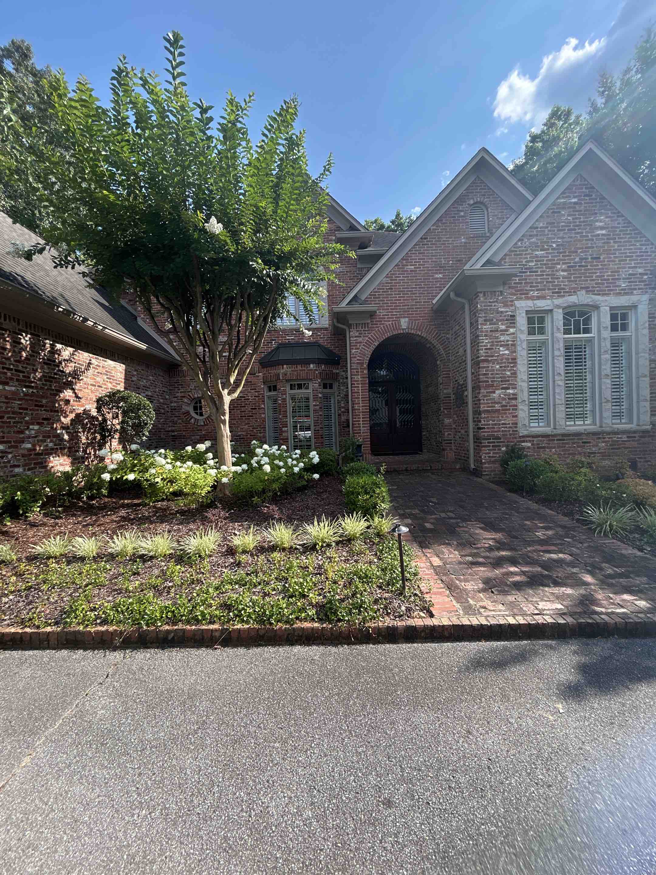 Birmingham, AL - Did interior and exterior windows here as well as a gutter guard installation and a gutter leaf removal