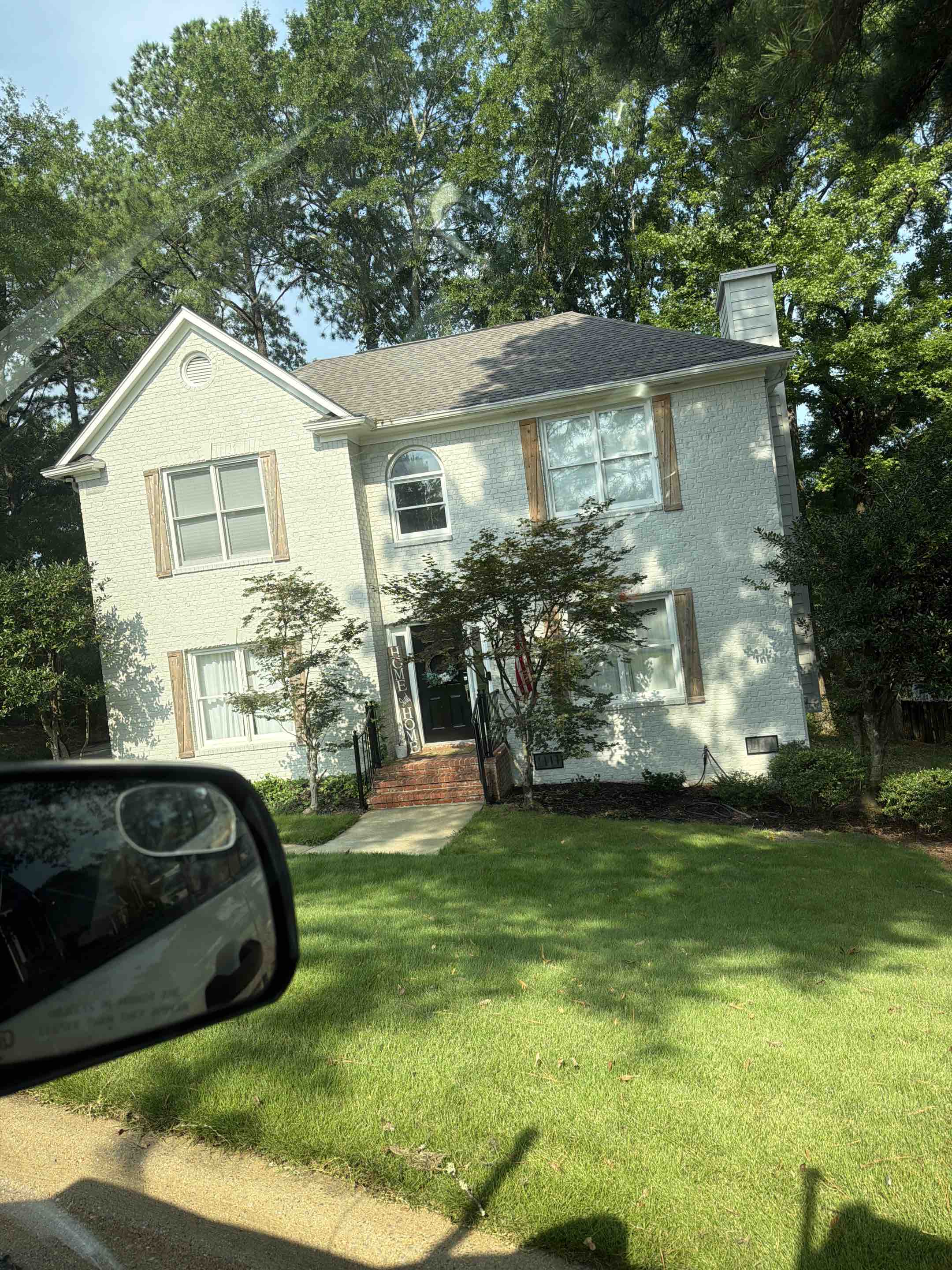 Birmingham, AL - Pressure wash the driveway and curbs to remove dirt and grime.
